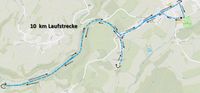 Strecke 10 km-Lauf 2022